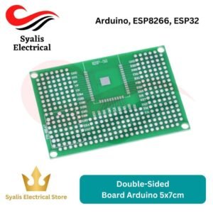 Double-Sided Board Arduino 5x7cm Protoshield  for Arduino, ESP8266, ESP32 & More [SYALIS]