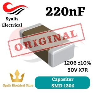Kapasitor 1206 220nf Capasitor 220 nf SMD [ Syalis ]