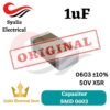 Kapasitor 0603 1uf Capasitor 1 uf SMD [ Syalis ]