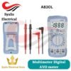 Multimeter Digital avo meter A830L volt multitester [Syalis]