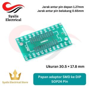 PCB Board SOP24 Papan adaptor SMD ke DIP Pin Adapter universal breakout board [Syalis]