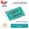 PCB Board SOP16 Papan adaptor SMD ke DIP Pin Adapter universal breakout board [Syalis]
