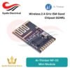Ai-Thinker NF-03 SI24R1 2.4GHz SPI Wireless Mini Module Compatible nRF24L01[Syalis]