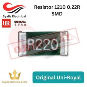 Resistor SMD 1210 0.22R 0.22 ohm Original Uni-Royal [Syalis]
