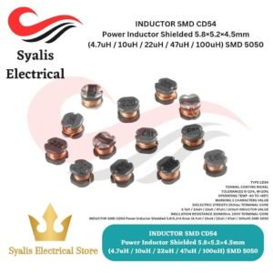 Induktor SMD CD54 Power Inductor Shielded 5.8×5.2×4.5mm (4.7uH / 10uH / 22uH / 47uH / 100uH) SMD 5050 [Syalis]