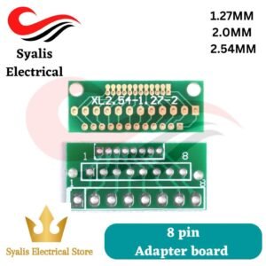 Adapter board 1.27 mm 2.0 mm 2.54mm 8 pin three rows 24 holes adapter [Syalis]