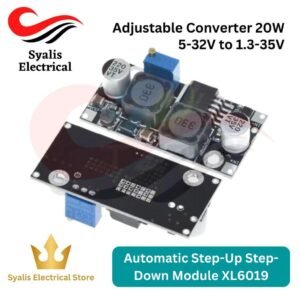 Automatic Step-Up Step-Down Module XL6019 Adjustable Converter Power Supply Module 20W 5-32V to 1.3-35V [Syalis]