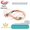 Kabel RF SMA-Jack to BNC-Jack 1M / SMA  Male to BNC Female Coaxial RG316 Cable  [Syalis]