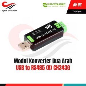 Waveshare USB to RS485 (B) Converter Industrial CH343G USB-A ke RS485 1,2Km [Syalis]