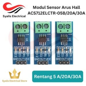 Modul Sensor Arus Hall ACS712 ACS712ELCTR-05B 5A / 20A / 30A 5 Amper / 20 Amper / 30 Amper [Syalis]
