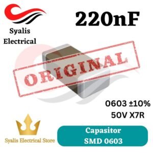 Kapasitor 0603 220nf Capasitor 220 nf SMD [ Syalis ]
