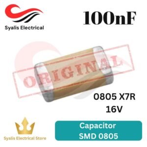 Kapasitor 0805 100nf Capasitor 100 nf SMD 16V [ Syalis ]