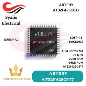 AT32F425C8T7  Microcontroller IC Cortex-M4 96Mhz 64KB ROM 20KB RAM LQFP-48 Package [Syalis]
