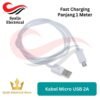 Kabel Data Micro USB 2A Panjang 1 meter Pengisian Cepat Fast Charging Data Charger [Syalis]