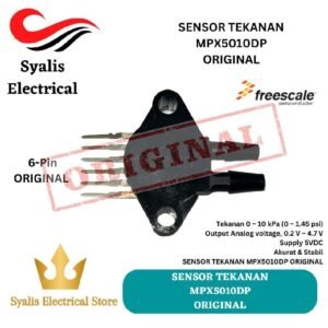 MPX5010DP Differential Pressure Sensor 0 -10 kPa (0 - 1.45 psi)- Sensor Tekanan ORIGINAL [Syalis]