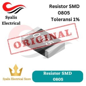 Resistor 0805 (10pcs) SMD ORIGINAL 10 100 220 330 470 1k 2.2k 4.7k 10k 22k 47k 100k 220k 470k 1M Ohm 1% [Syalis]