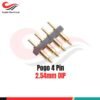 Pogo Pins KERUI 4Pin 2.54mm Through Hole DIP [Syalis]