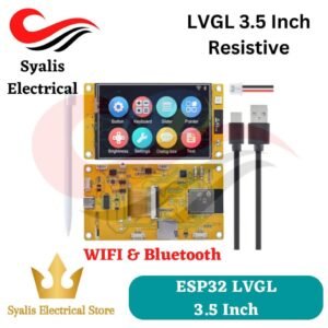 LVGL 3.5 inch display ESP32 Resistive Wifi Bluetooth driver ST7796  [Syalis]