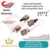 AKEYS A03 PS-22F03 Push Button Switch 6 Pin Self Locking Saklar Tekan [Syalis]