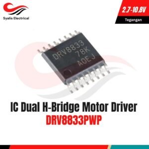 IC Driver Motor DRV8833PWP Dual H-Bridge 2A Motor DC / Stepper Motor 2.7–10.8V HTSSOP-16 [Syalis]