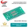 PCB Board SOP28 Papan adaptor SMD ke DIP Pin Adapter universal breakout board [Syalis]
