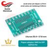 PCB Board SOP20 Papan adaptor SMD ke DIP Pin Adapter universal breakout board [Syalis]