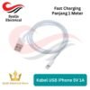 Kabel USB Iphone Lightning USB Cable For iPhone 1 meter Pengisian Cepat Fast Charger 5V 1A [Syalis]