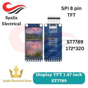 Display TFT 1.47 Inch Driver ST7789 172*320 [Syalis]