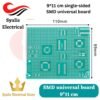 9*11 cm single-sided PCB board multi-package SMD universal board perforated board supports SMD chip IC multiple packages [Syalis]