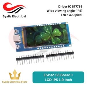 ESP32-S3 Development Board dengan LCD IPS 1.9 Inch ST7789 – 170×320, WiFi + Bluetooth 5.0, Arduino Compatible [Syalis]