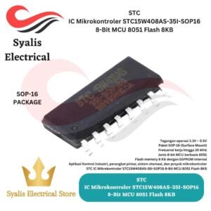STC IC Mikrokontroler STC15W408AS-35I-SOP16 8-Bit MCU 8051 Flash 8KB [Syalis]