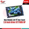 LCD TFT 2.8 Inch IPS 240x320 ST77895 Display Module Blue Board [Syalis]