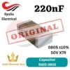Kapasitor 0805 220nf Capasitor 220 nf SMD [ Syalis ]