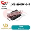 Diode 1N5819 dioda 1N5819H 1N5819HW 1N5819HW-7-F SOD123 SOD-123 SMD [ Syalis ]