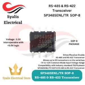 SP3485ENL/TR SP3485 SOP-8 RS-485/RS485 & RS-422/RS422 Transceiver ORIGINAL [Syalis]