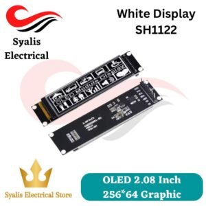 OLED 2.08 inch Display putih SPI driver SH1122 256*64 Graphic [Syalis]
