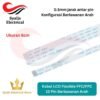 Kabel Flexible LCD 12 Pin Berlawanan Arah 0.5mm – FFC/FPC | Buat LCD / Modul / Printer [Syalis]