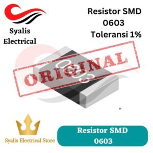 Resistor 0603 (10pcs) SMD ORIGINAL 10 100 220 330 470 1k 2.2k 4.7k 10k 22k 47k 100k 220k 470k 1M Ohm 1% [Syalis]