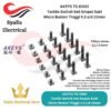 AKEYS TS-D001 Tactile Switch 6x6 Empat Kaki Micro Button 6x6x4.3 / 5.0 / 6.0 / 7.0 / 8.0 / 9.0 / 10mm [Syalis]