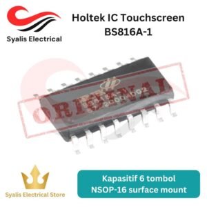 Holtek IC Chip Touchscreen Kapasitif 6 tombol BS816A-1 NSOP-16 surface mount [Syalis]