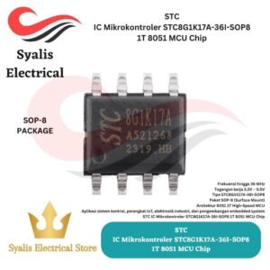 STC IC Mikrokontroler STC8G1K17A-36I-SOP8 1T 8051 MCU Chip [Syalis]
