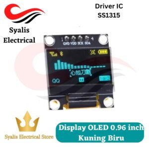 Display OLED 0.96 Kuning biru Yellow blue I2C SS1315 [Syalis]
