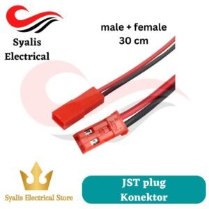 JST plug molex battey 2 pin konektor connector batrai [Syalis]