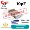 Kapasitor 0603 10pf Capasitor 10 pf SMD [Syalis]