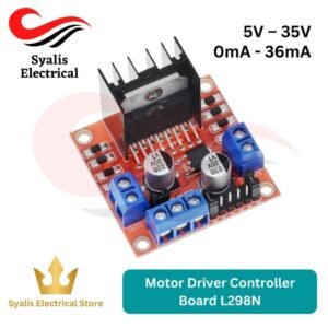 Motor Driver Controller Board L298N Module For Arduino Dual H Bridge DC Stepper Motor Smart Car Robot [Syalis]