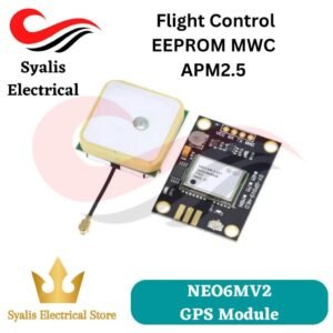 GY-NEO6MV2 NEO-6M GPS Modul NEO6MV2 with Flight Control EEPROM MWC APM2.5 large antenna for arduino [Syalis]