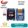 Display 1.1 Inch OLED 96×96 LCD Module Interface IIC SH1107 4PIN Vertical Screen [Syalis]