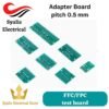 adapter board FFC FPC board tester breakout board pitch 0.5 mm dan 1.0 mm [Syalis]
