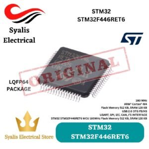 STM32 STM32F446RET6 MCU ARM Cortex-M4 180Mhz 32-bit RISC Flash 512KB RAM 256KB ORIGINAL [SYALIS]