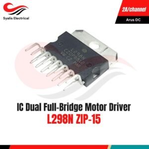 IC Driver Motor L298N ZIP-15 Dual Full Bridge 2A 46V DC Motor & Stepper Motor Driver [Syalis]